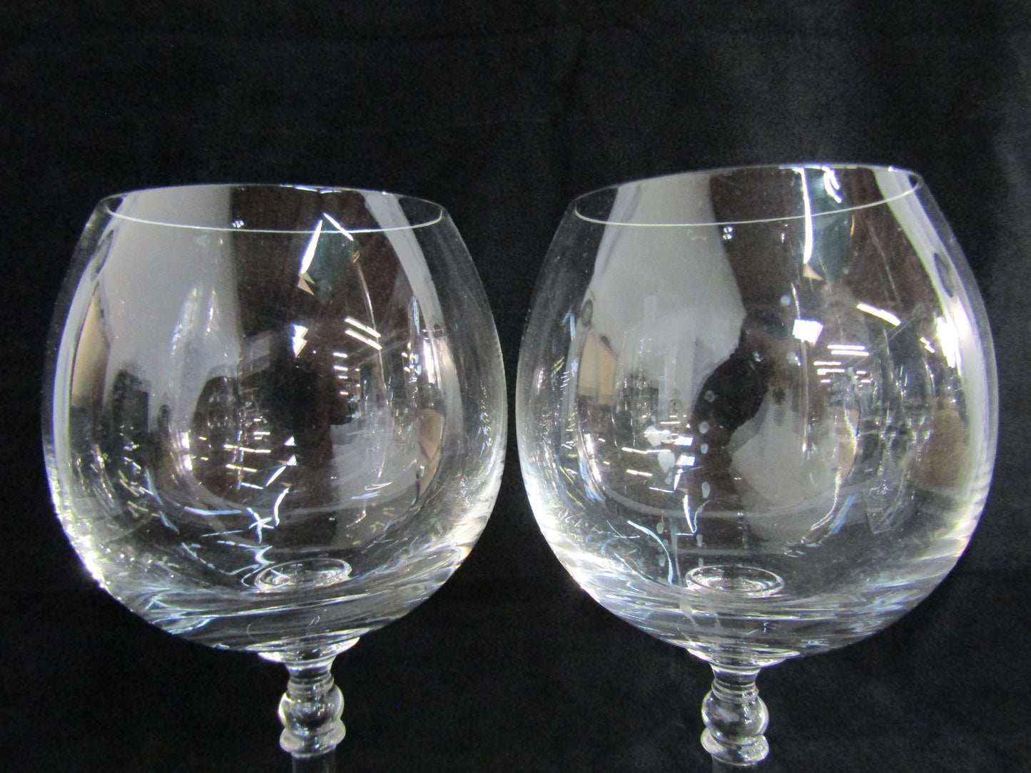 Ralph Lauren Bedford Crystal Wine Goblet Set of 2