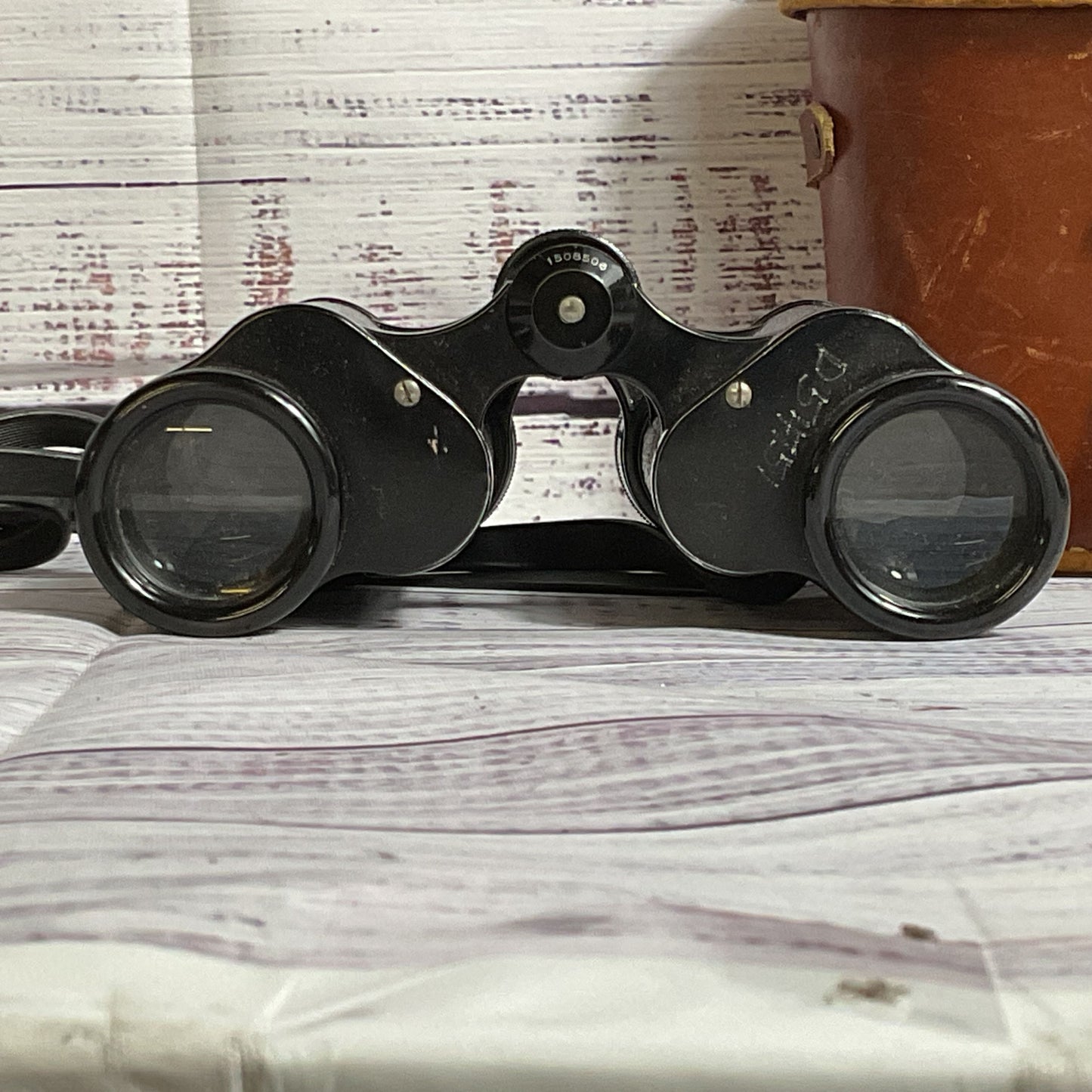 VTG. CARL ZEISS Jena Deltrintem 8x30 Lens Binoculars with Case