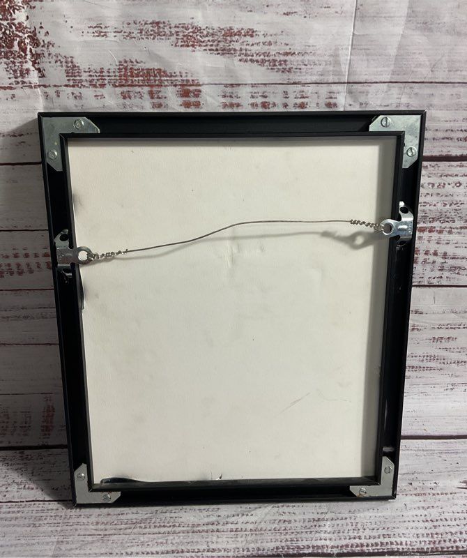 Framed Emily Dickinson Poem "Some-Work for Immortality" Signed By Artist Print