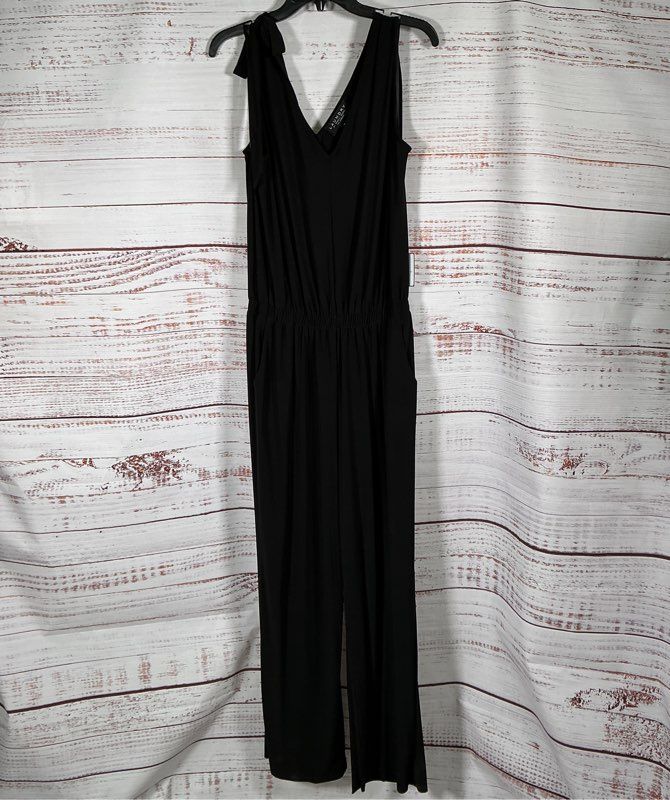 NWT Women's Laundry by Shelli Segal Black Jumpsuit Size 10