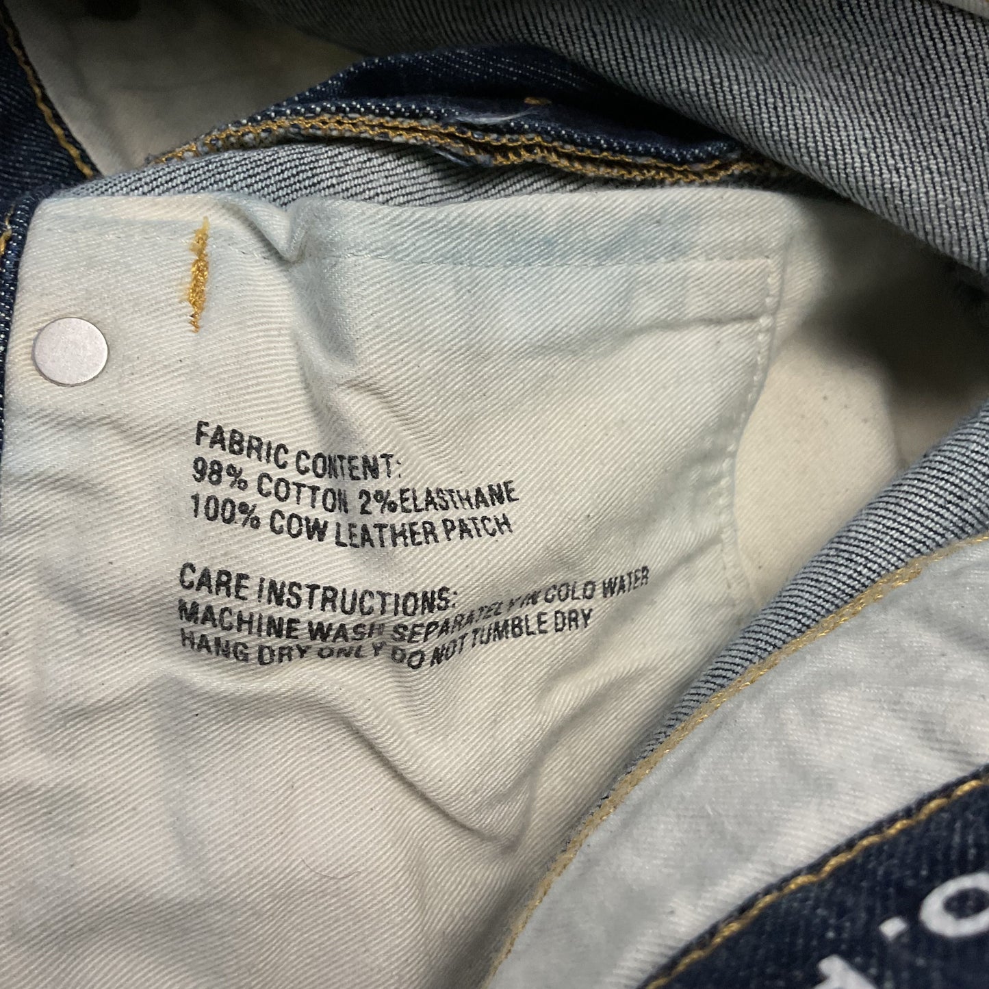 Purple P001 Blue Stretch Jeans Pants - Size 32