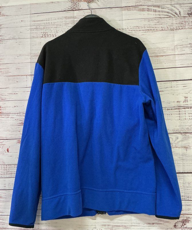 Men's The North Face Blue with Black Fleece Zip Up Jacket Size L