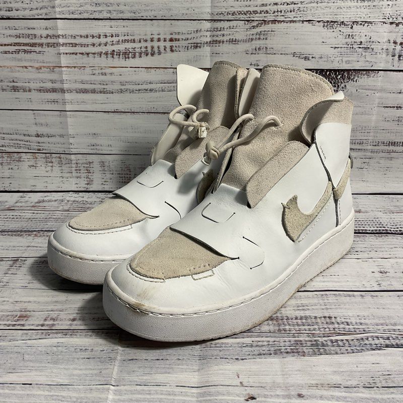Nike Vandalised LX High Top White Platinum Designer Sneakers Women 8.5