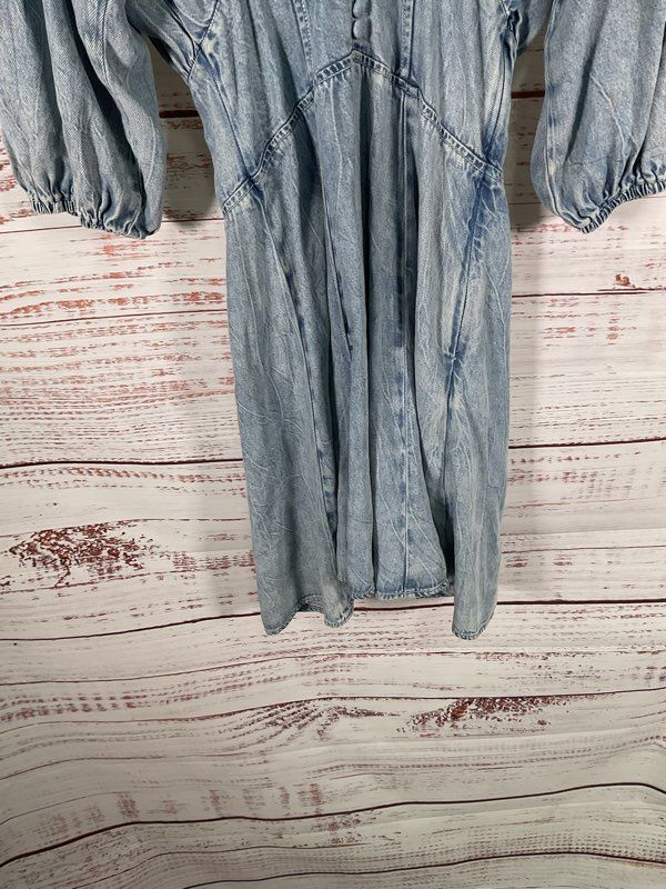 NWT ALLSAINTS Women's Nova Tencel Denim Dress Size 2