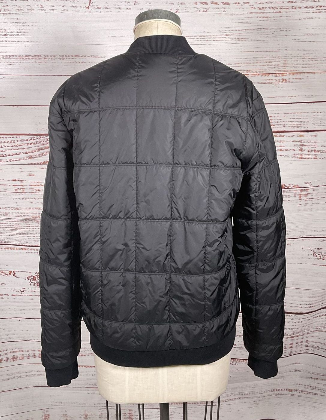 Boss Hugo Boss Reversible Bomber Jacket Black Gray XL