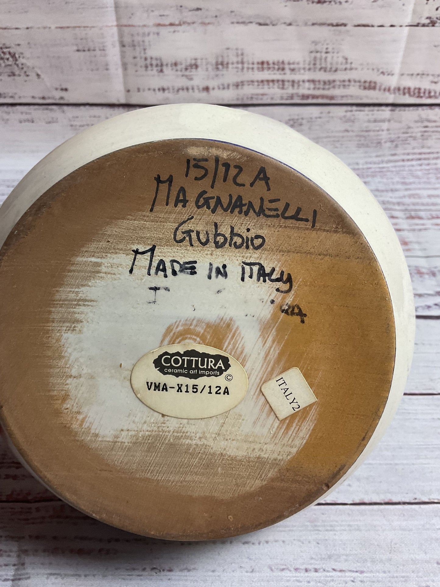 Cottura Pottery Vase Plants Magnanelli Gubbio