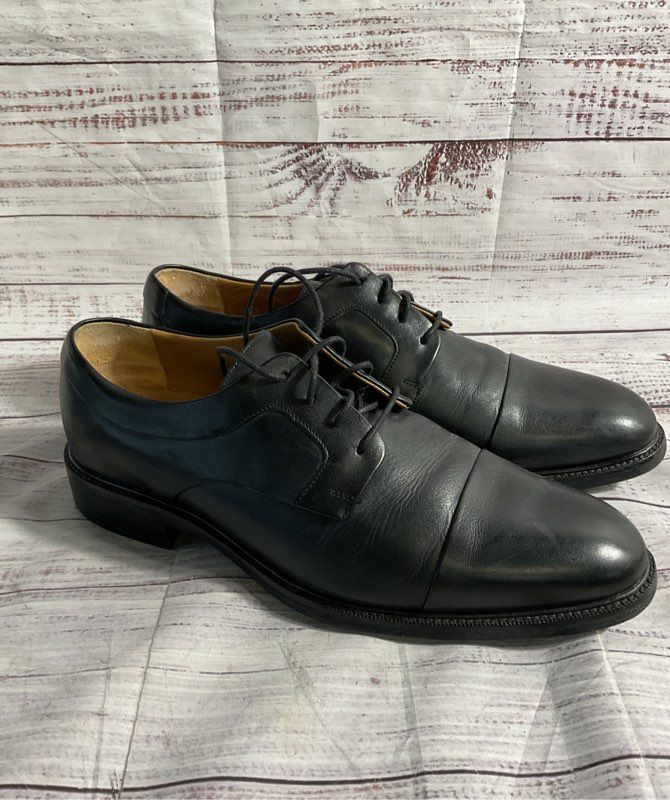 Cole Haan Men's Warren Cap Toe Derby C20155 Size 9W Black