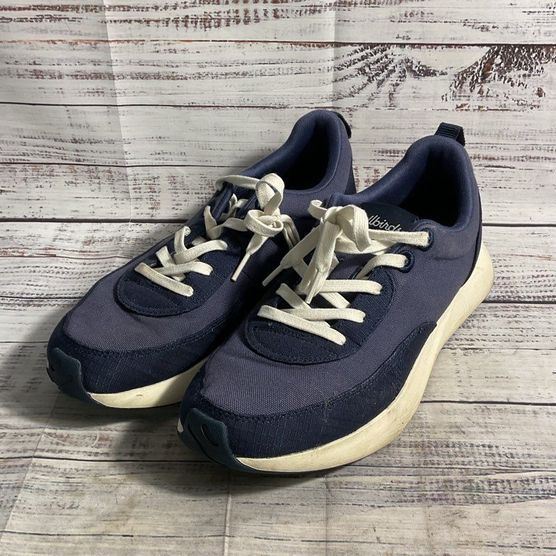 Allbirds 5.51 Navy Blue Canvas Athletic Sneaker Men's 10 US