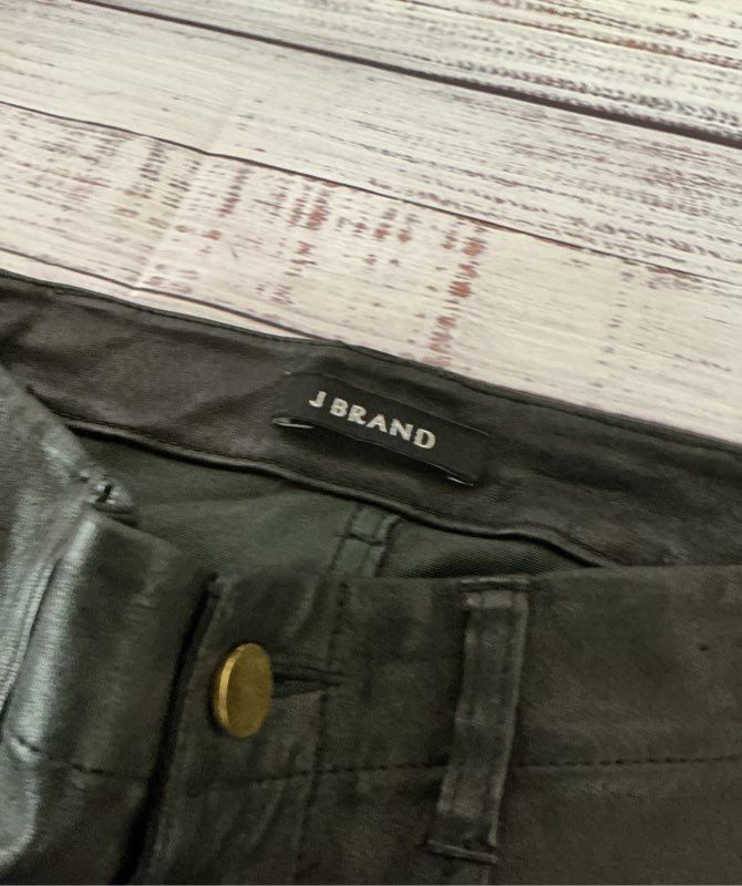 Women's J Brand Black Leather Cargo Pants Size 24