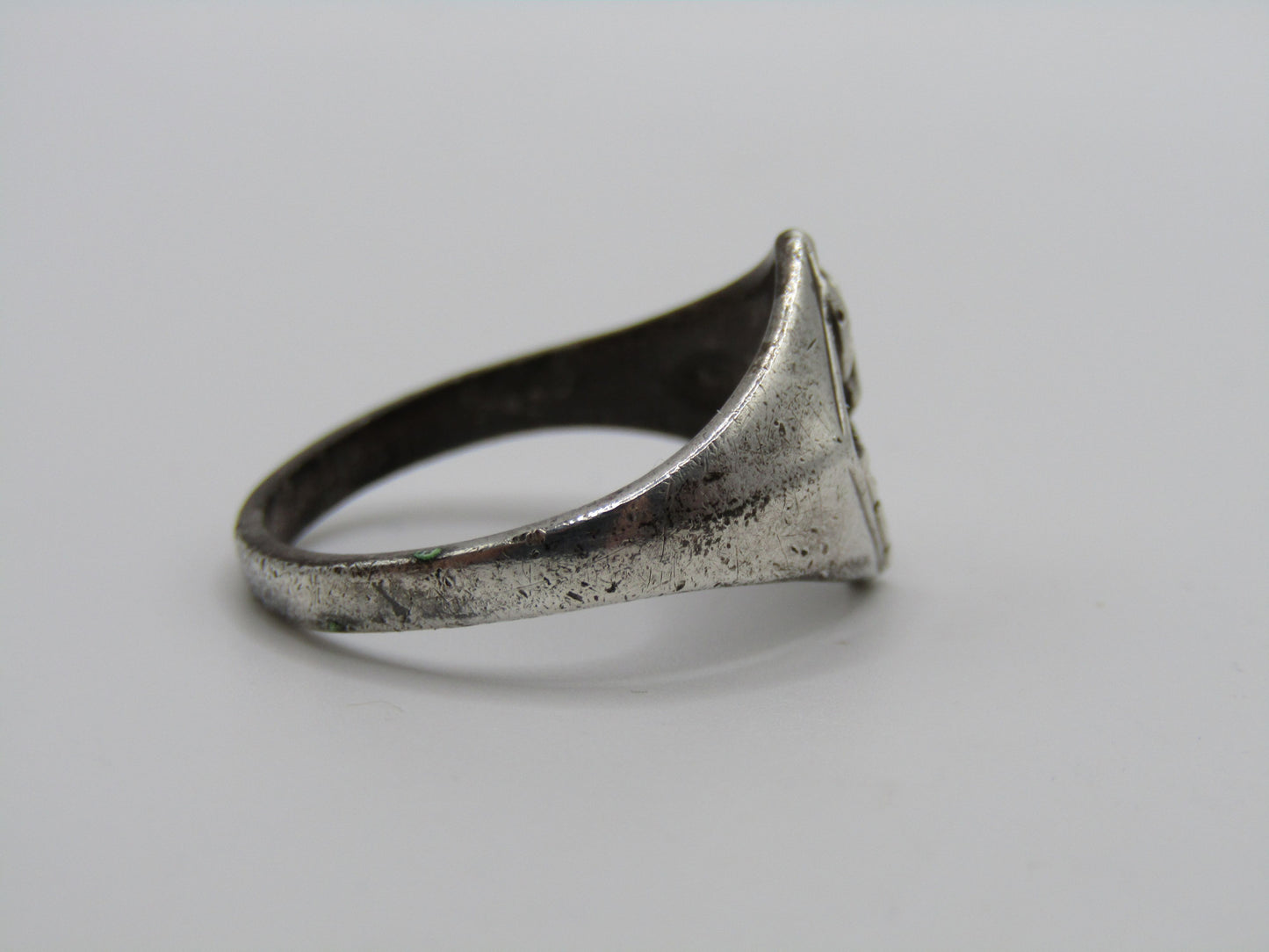 Vintage Boy Scouts of America Wolf Head Emblem Ring Size 8.5