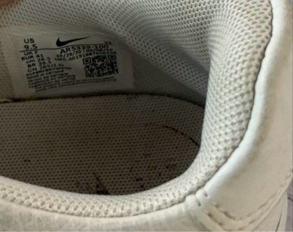 Women's Nike Air Force 1 Sage Low White Sneaker Size 9.5