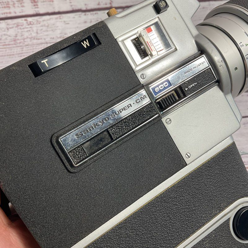 Vintage Sankyo Super CM 600 Film Camera *FOR PARTS/REPAIR*