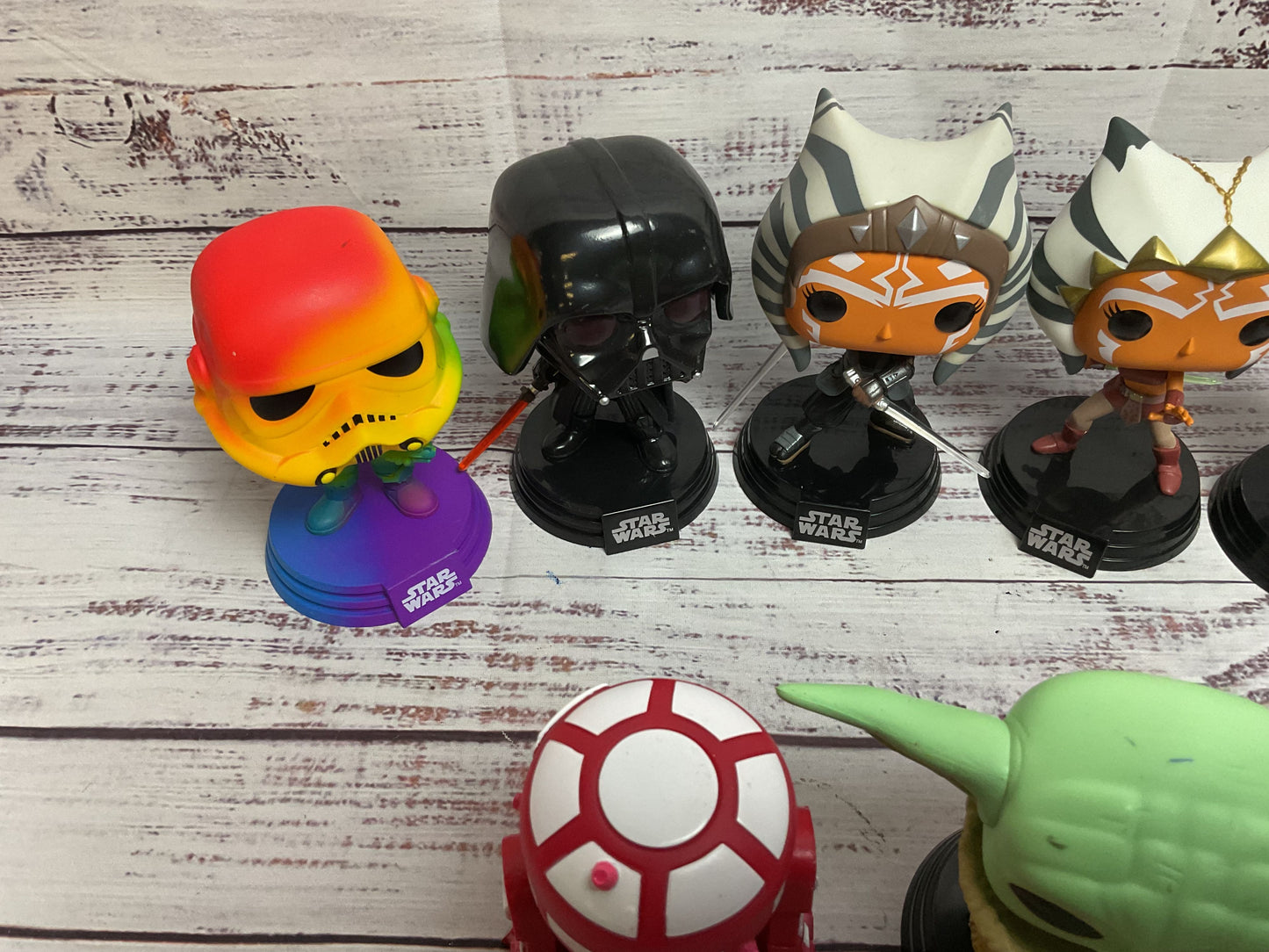 Set of 7 Funko Pop! Star Wars Figurines (WITHOUT BOXES)