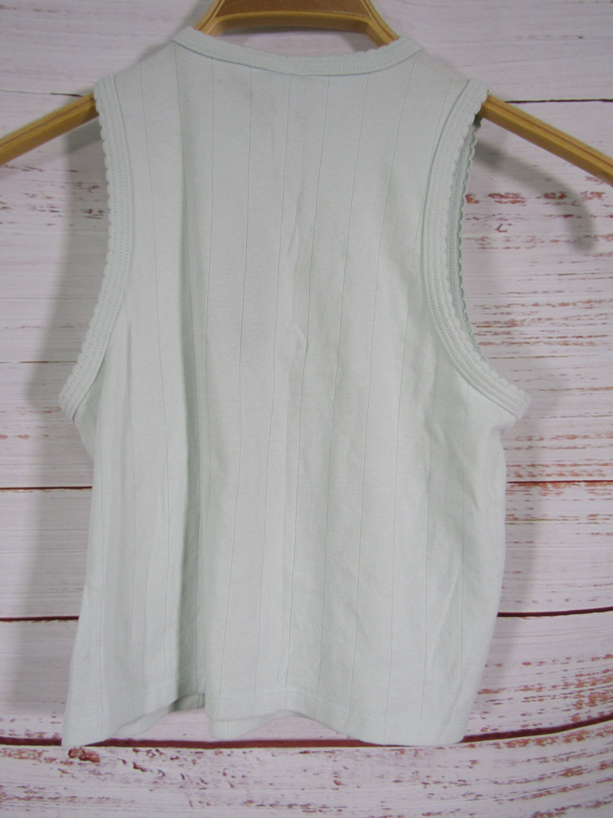 Skims Women's Drop Needle Crop Top Tank Top Size S