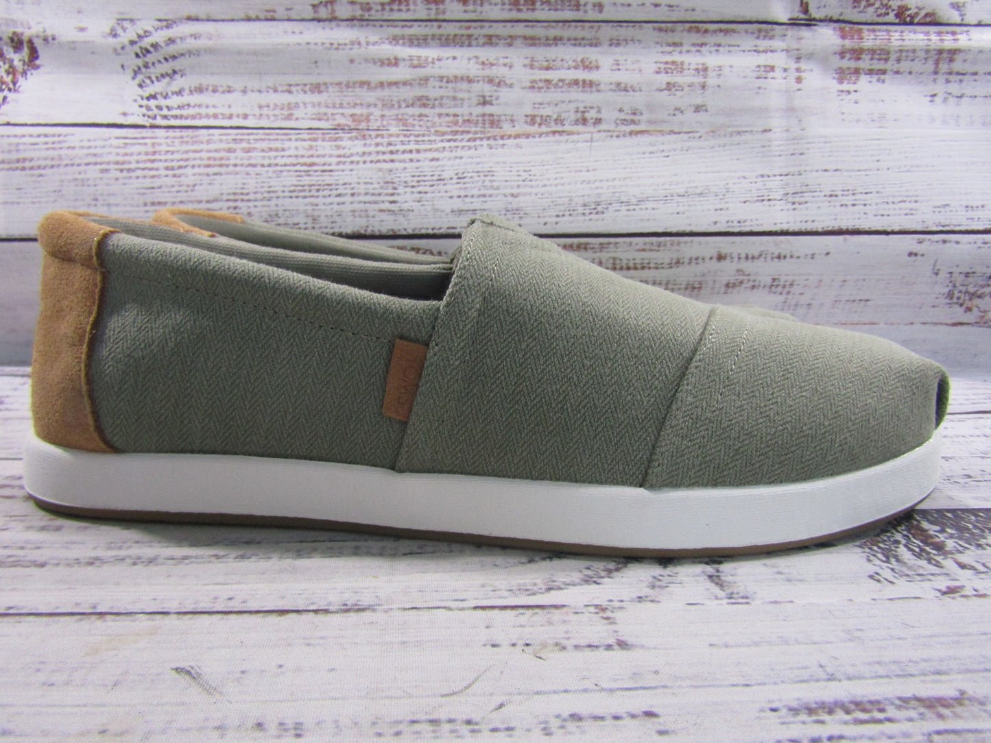 Toms Alp Fwd Men's Green Slip-On Shoes Size 9.5