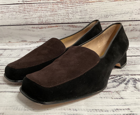 Salvatore Ferragamo Women's Brown Suede Pump Heels Size 5 Made in Italy