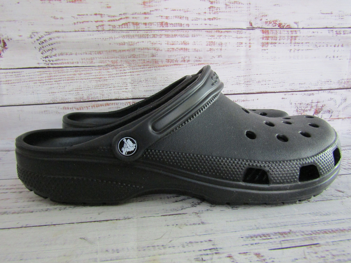 Crocs Classic Clogs Men's Black Sandals Size 13