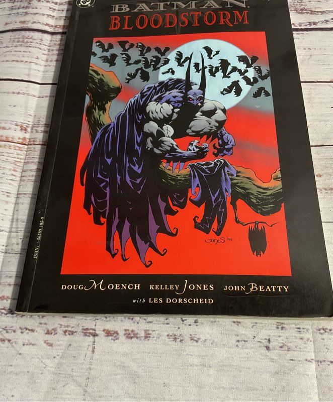 Batman Bloodstorm By Doug Moench Kelly Jones John Beatty 1995 First Printing
