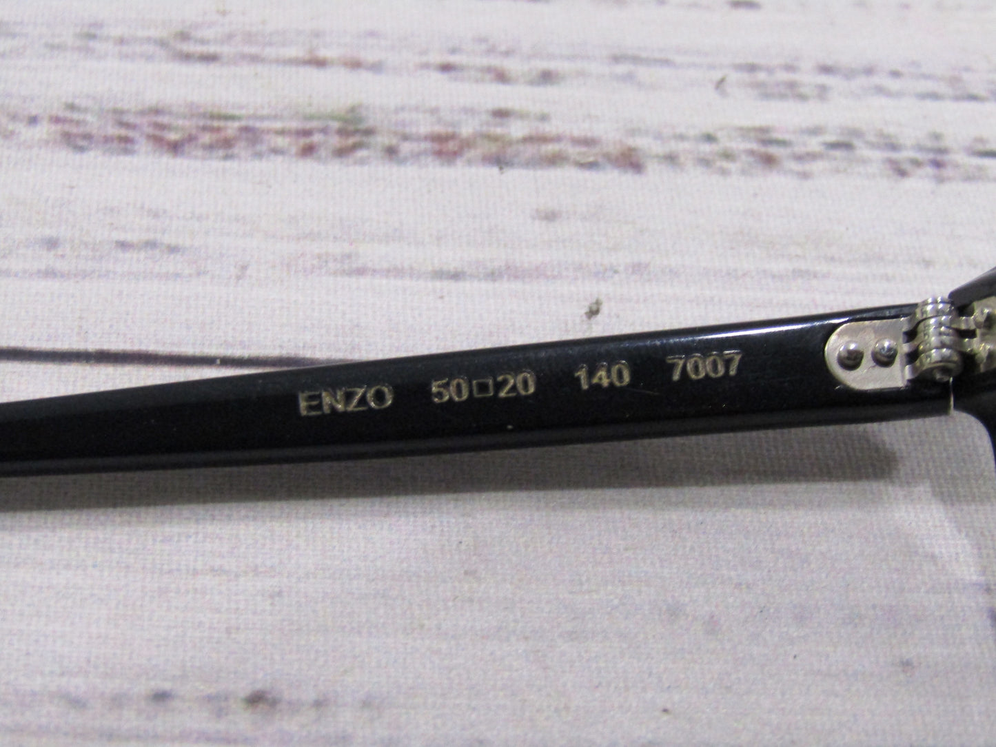 Lunettes Kollektion Kenzo Men's Black Eyeglasses Frame Hand Made in Italy