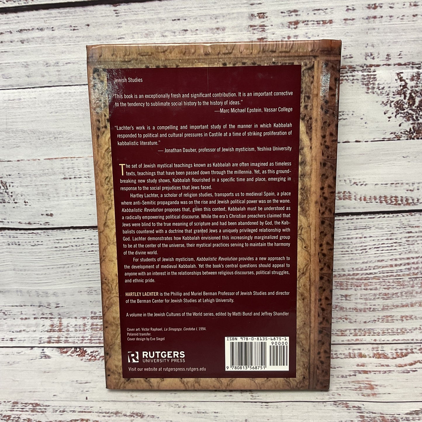 Kabbalistic Revolution By Hartley Lachter Hard Cover Signed Book