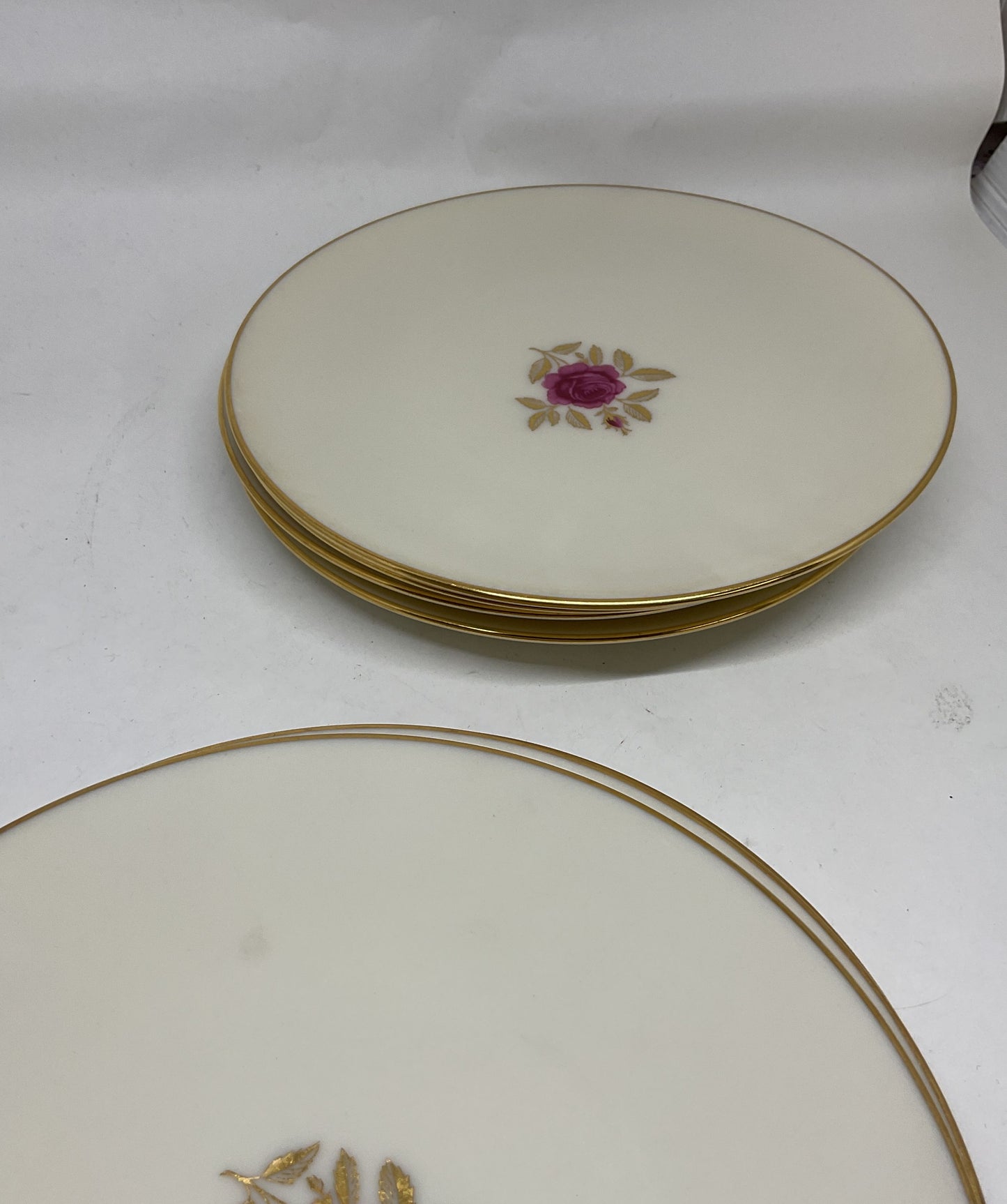 Roselyn By Lenox 6 Desert Plates 6.5"