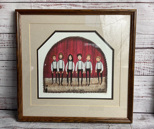 The Children's Chorus Framed Print by Signed P. Buckley Moss