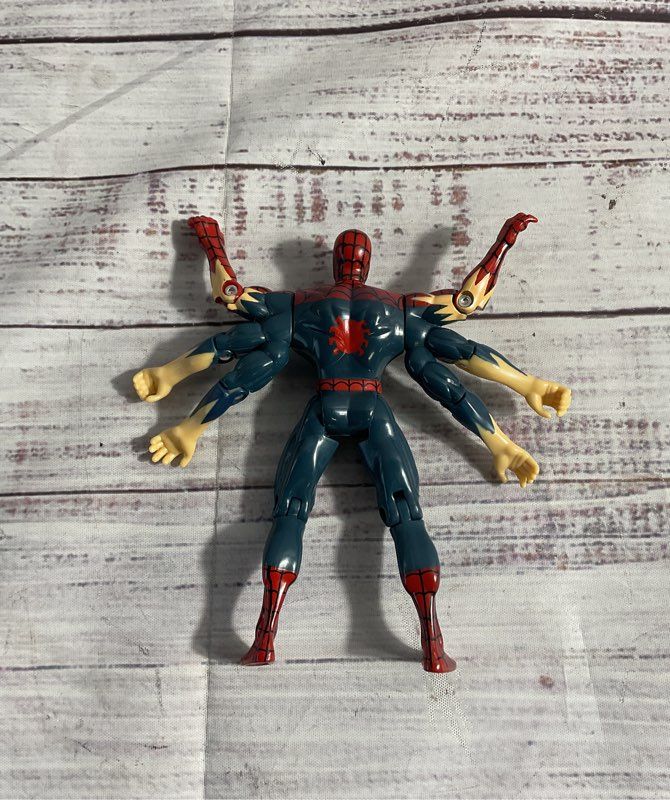 Six Armed Spider Man Monster Mayhem 1995 Toybiz Animated Series 6 Arms