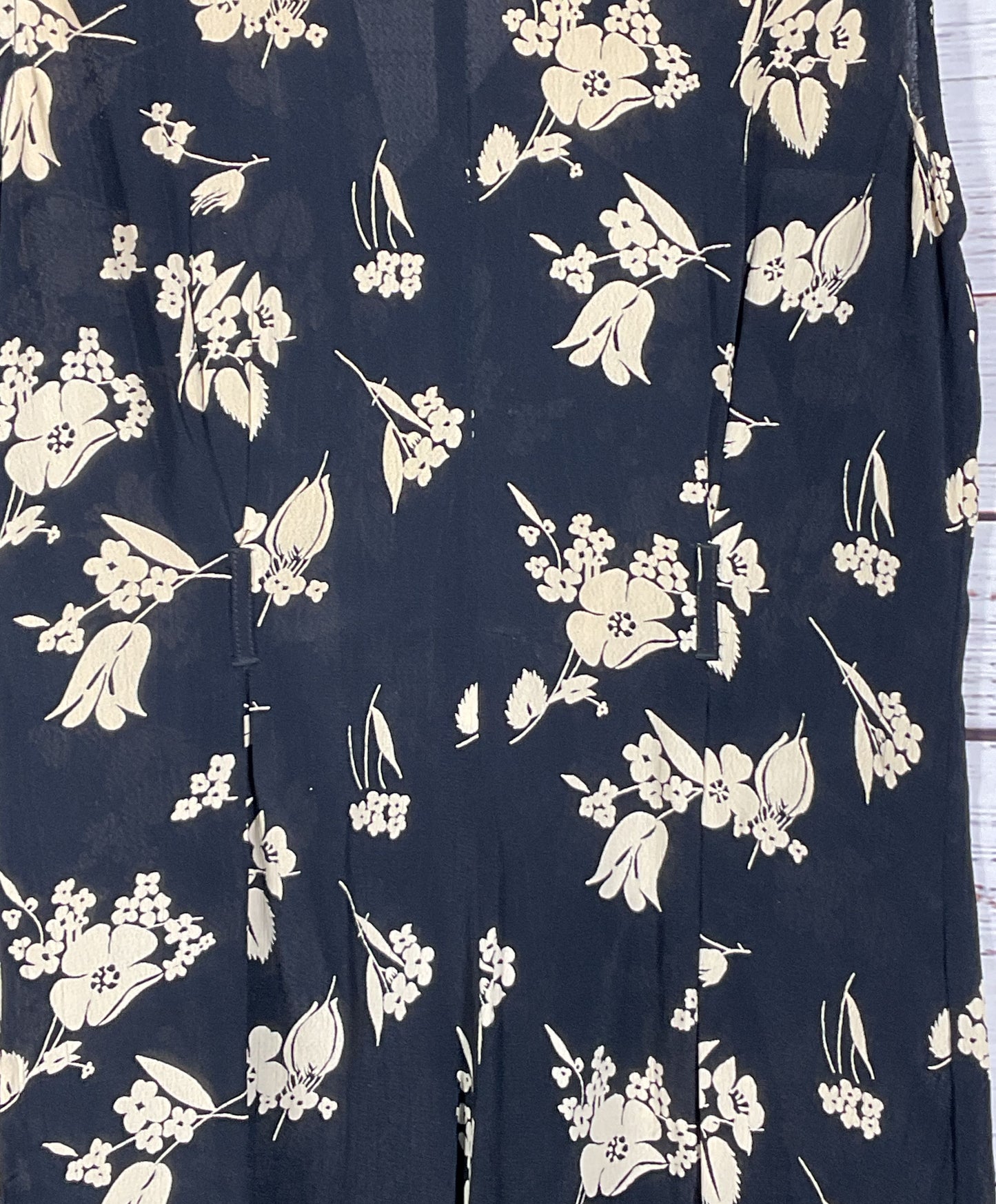Giorgio Kauten Vintage Floral Print Romper Black S