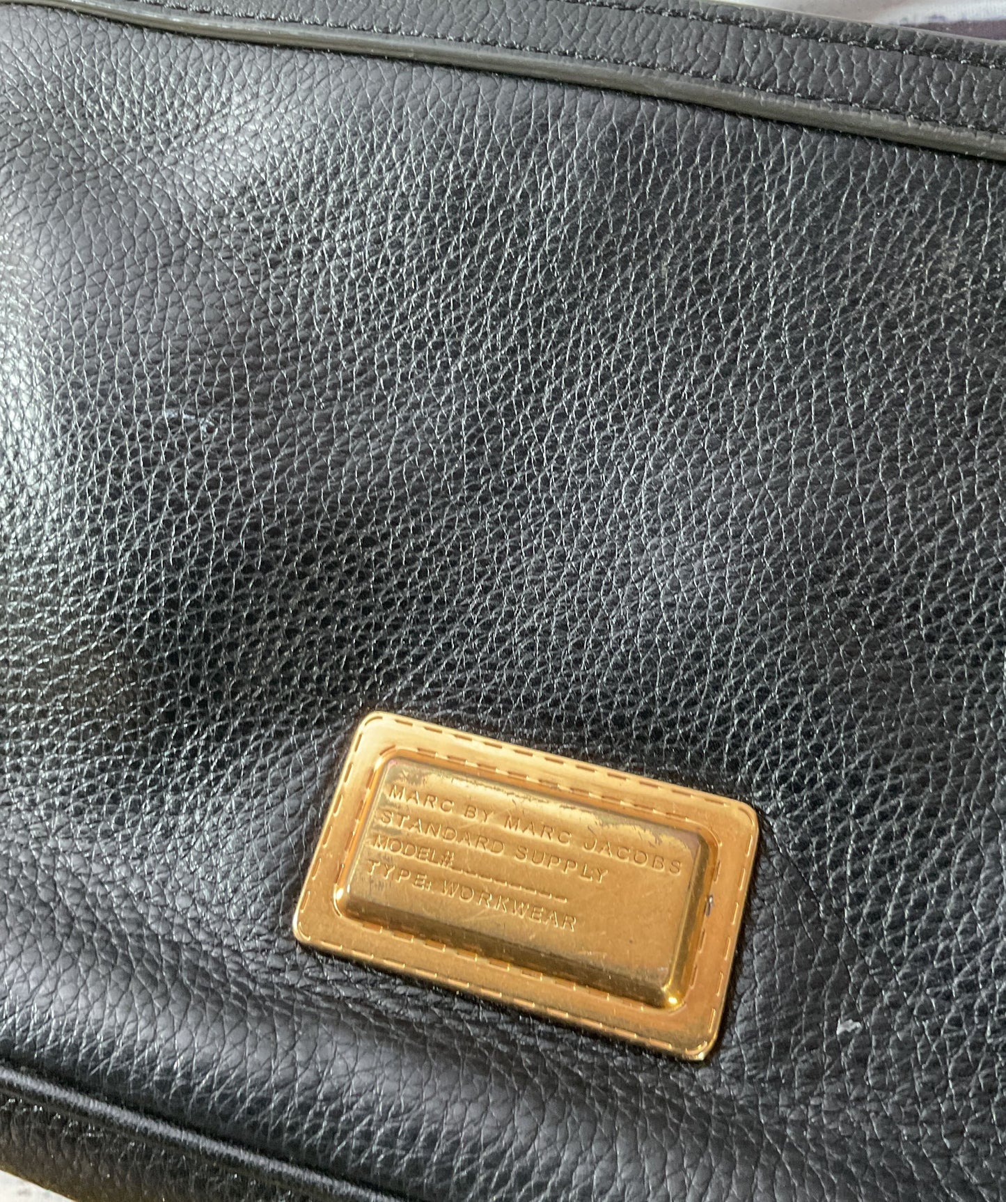 Marc by Marc Jacobs Black Leather Crossbody Shoulder Bag