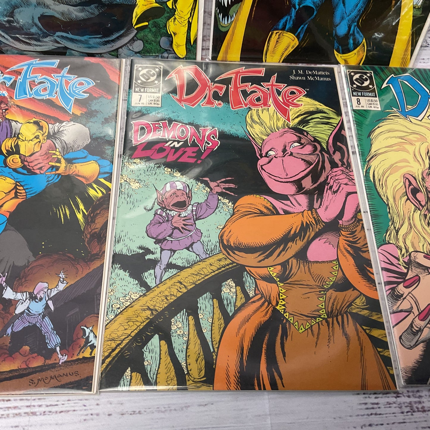 Dr. Fate Issues1,3,4,5,6,7,8 Lot Of 7 DC Comics 1988