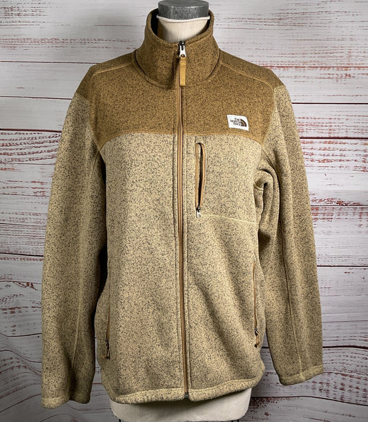 The North Face Fleece Full Zip Jacket Brown L