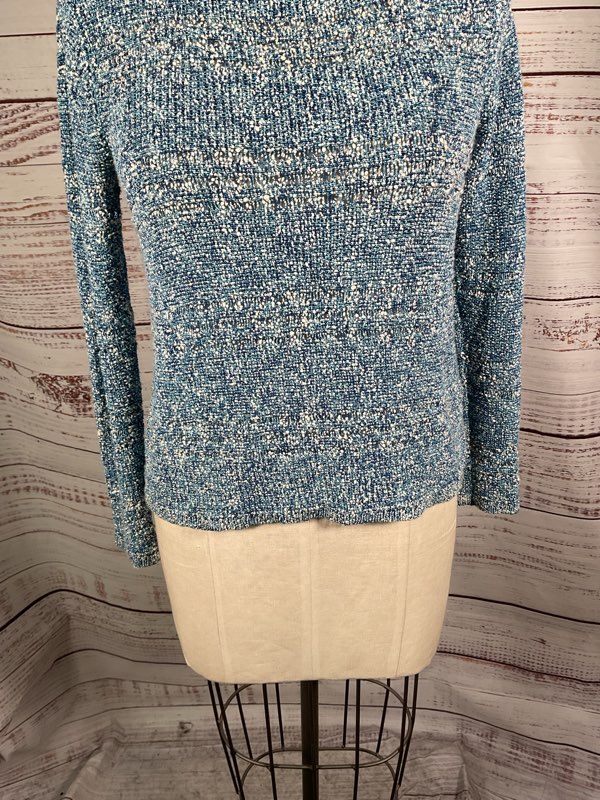 Rag & Bone Women's Blue Knit Pullover Sweater Cotton Blend Size XS