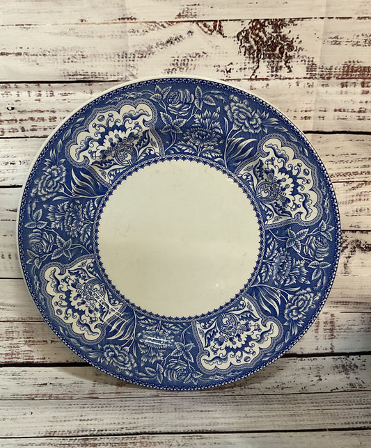 The Spode Blue Room Collection Floral Plate Blue White