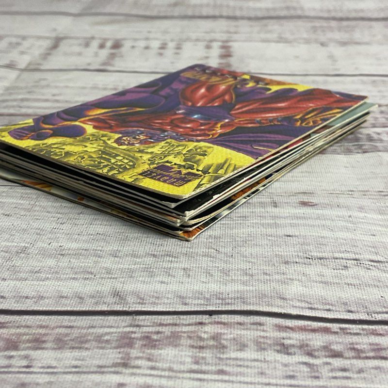 Lot Of 11 Vintage 90s Marvel Trading Cards (Masterpieces, Fleer, Mcc 98)