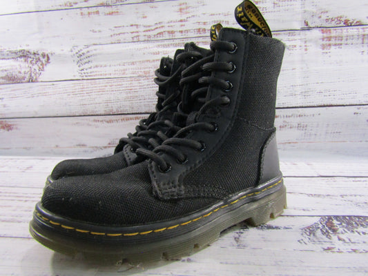 Dr. Martens Combcs Boy's Black Zip Boots Size 11 Junior