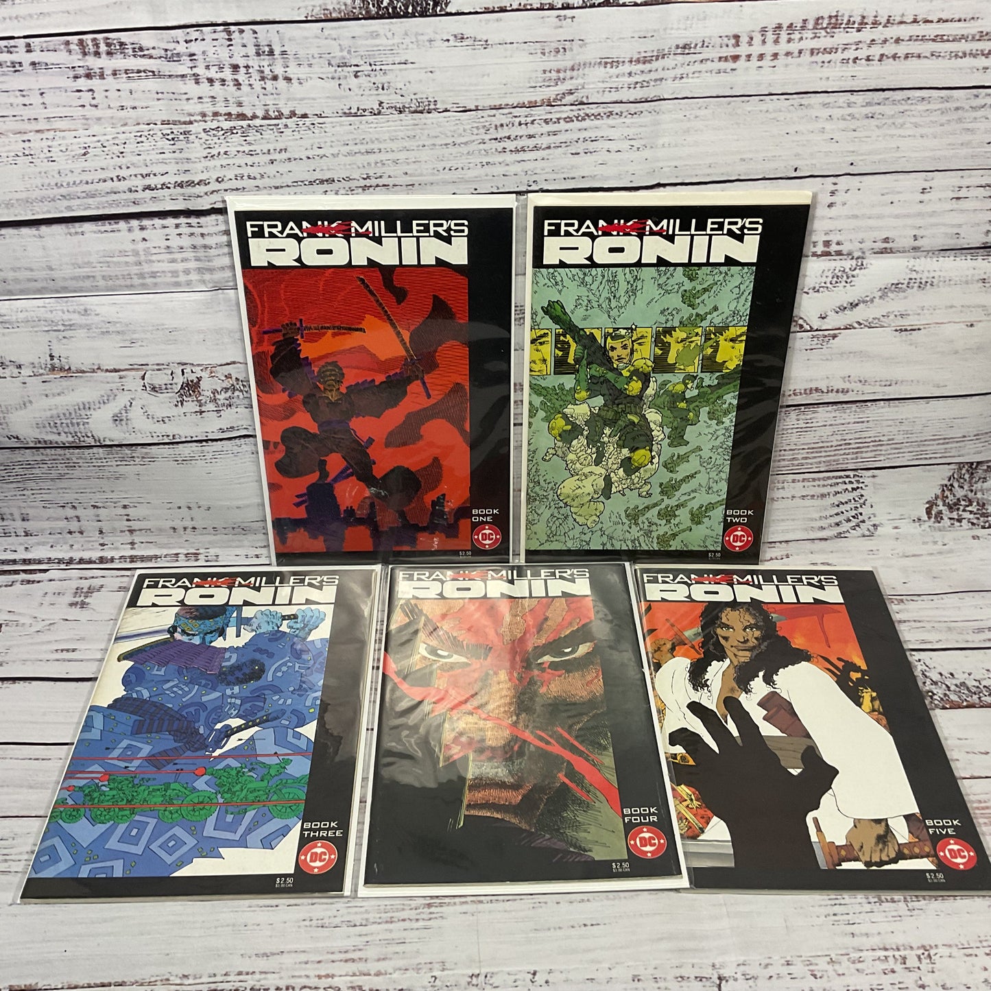 Ronin Frank Miller #1-5 Comic Book 1983