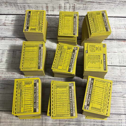 Lot Of 1500+ Vintage 1990 Topps Baseball Trading Cards