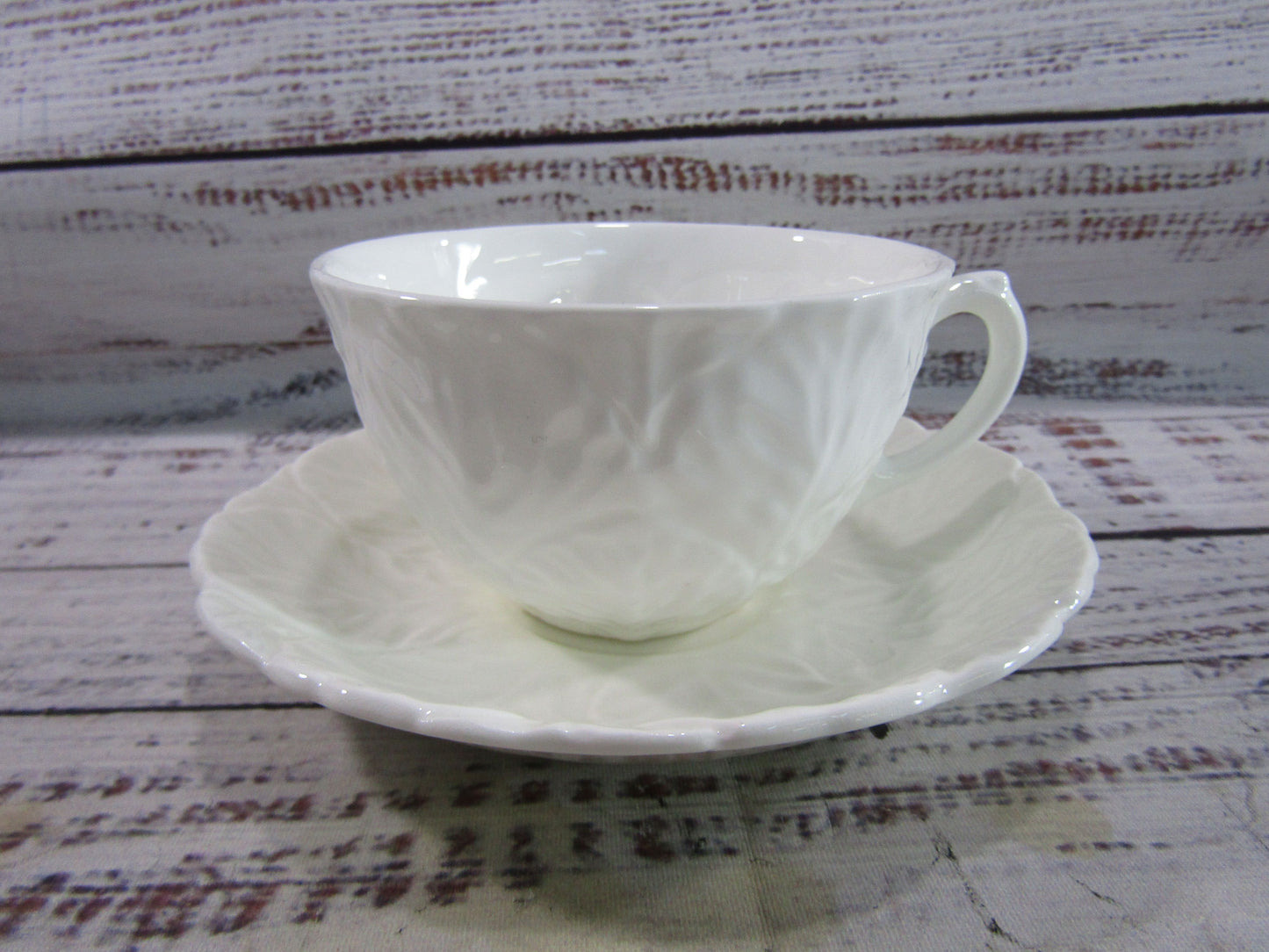 Coalport Countryware Cabbage Cup & Saucer, Dessert Plate, Salt & Pepper Shaker