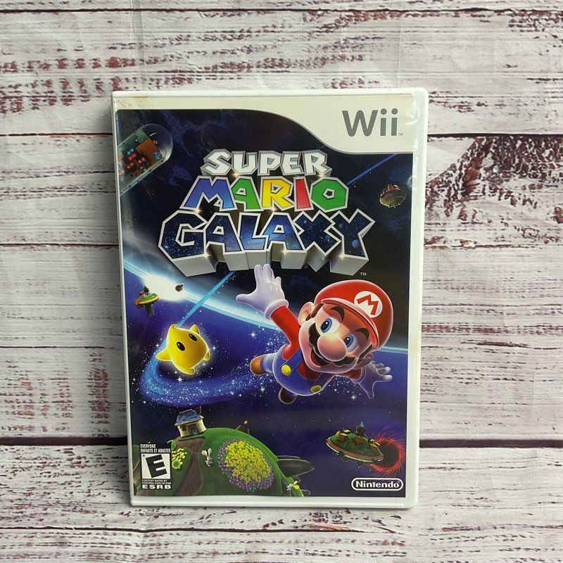 Nintendo Super Mario Galaxy Wii Video Game w/ Manual