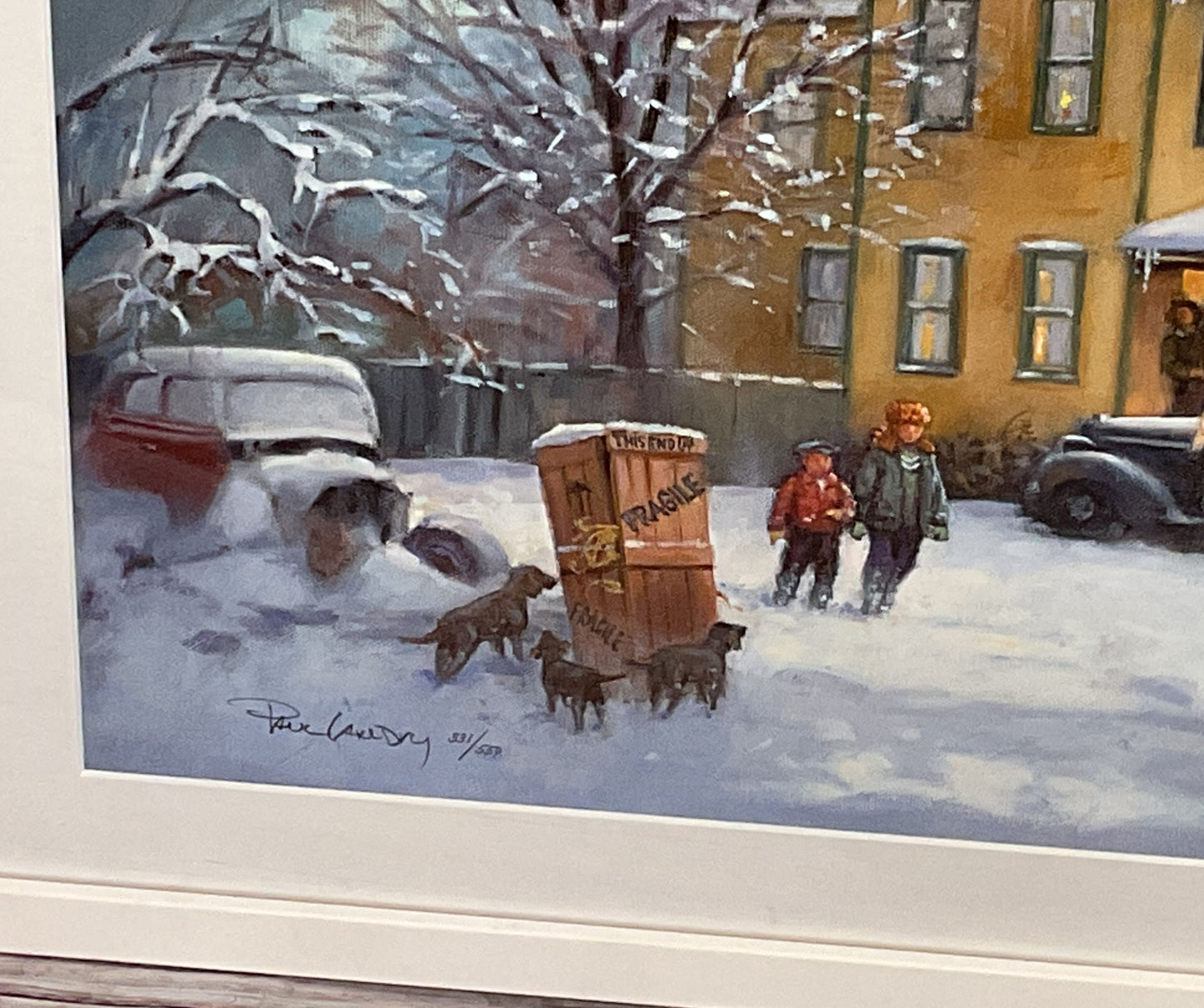 A Christmas Story by Paul Landry Signed Framed Print