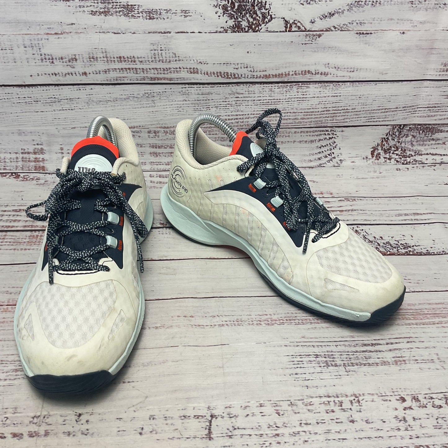 Wilson Hurakn Pro White Athletic Tennis Padel Shoe Women Size 7