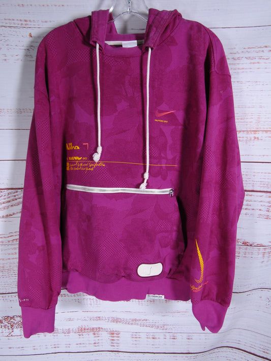 Nike Dri-FIT Standard Issue Men's Berry Basketball Pullover Hoodie Size XL