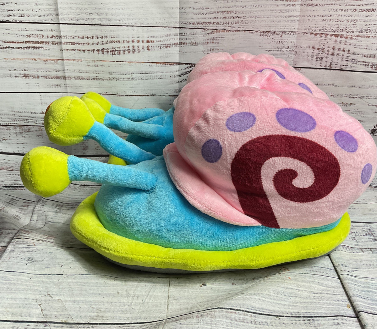 Nickelodeon SpongeBob Squarepants Gary The Snail Plush Slippers Multicolor 6-7