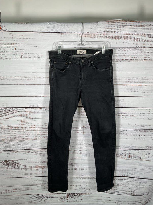 Men's Naked & Famous Weird Guy Selvedge Jeans Black Size 32