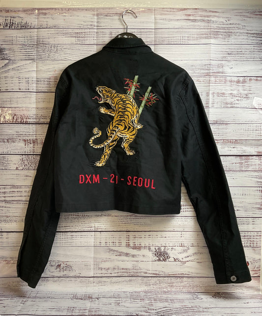 Deus Ex Machina Black Any God Any Machine Overshirt Jacket - Size Small