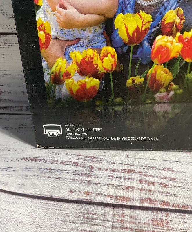 2-Packs! HP Everyday 50 Glossy Photo Paper Sheets Letter 8.5 x 11-Inch Sealed