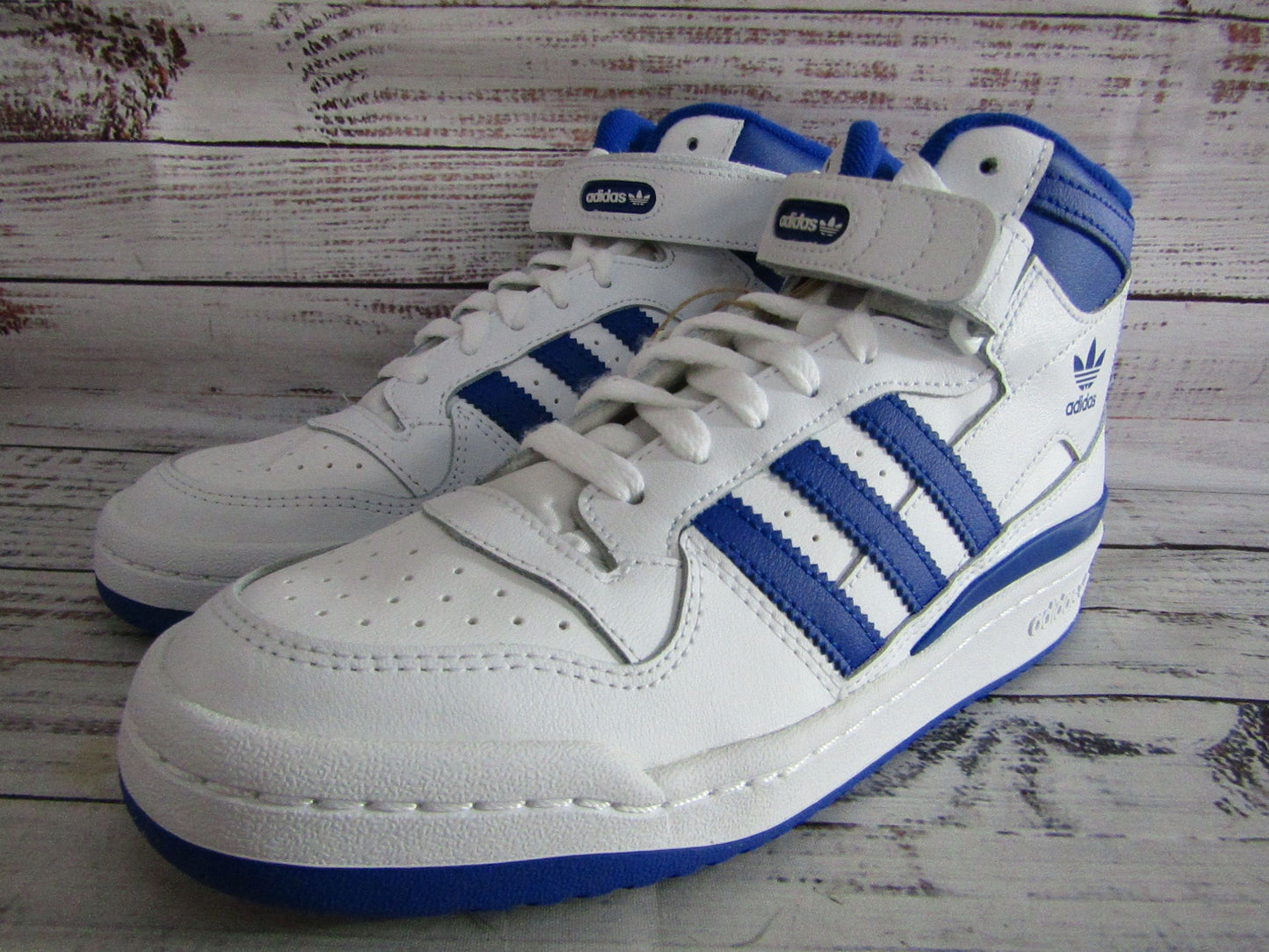 Adidas Forum Mid Men's Royal Blue White Mid Top Sneakers Size 6 FY4976