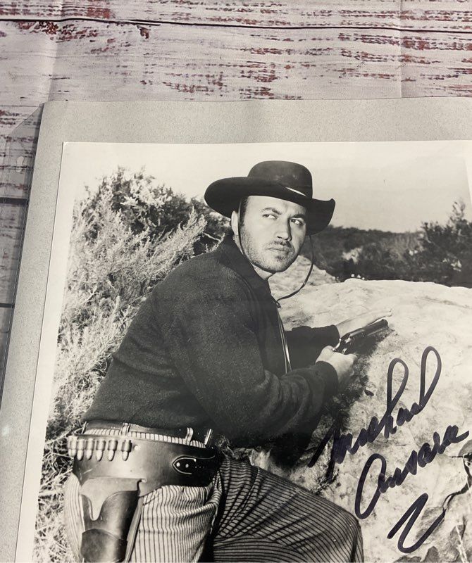 Michael Ansara Autograph Black & White Photo 8x10 Signed With COA