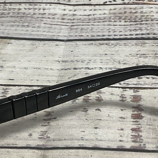 VTG. Persol 864 Black Oval Sunglasses - Size 54-20-137 *FRAMES ONLY*