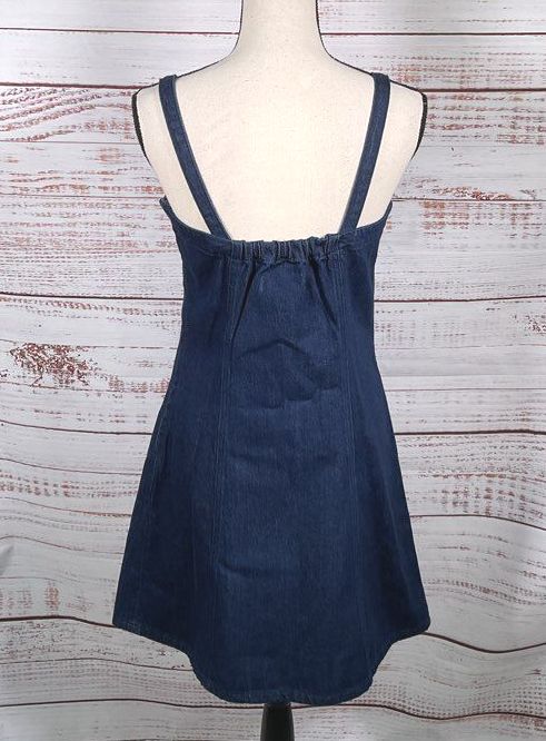 Madewell Denim Strapless Mini Dress Maytown Wash 10